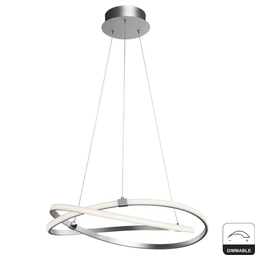 Светильник подвесной LED INFINITY 5726 Mantra серебряный 1 лампа, основание хром в стиле хай-тек  фото 6