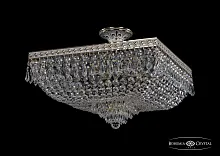 Люстра потолочная хрустальная 19272/45IV GW Bohemia Ivele Crystal прозрачная на 6 ламп, основание золотое в стиле классический sp