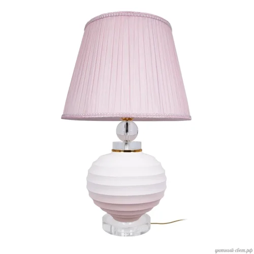 Настольная лампа Belette 10261T/S LOFT IT белая 1 лампа, основание розовое белое керамика в стиле классический современный 
