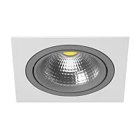 Светильник точечный Intero 111 i81609 Lightstar серый белый 1 лампа, основание белое серое в стиле хай-тек 