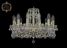Люстра подвесная хрустальная 11.26.12.165.Gd.B Богемиа Арт Классик прозрачная на 12 ламп, основание золотое в стиле классический Люстра подвесная хрустальная 11.26.12.165.Gd.B Богемиа Арт Классик прозрачная на 12 ламп, основание золотое в стиле классический