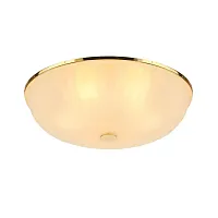Люстра потолочная Costa 2752-5C F-promo белая на 5 ламп, основание золотое в стиле классический 