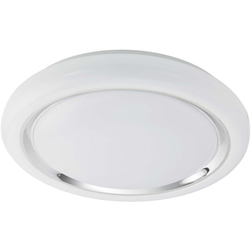 Светильник потолочный LED CAPASSO 96024 Eglo хром серый белый 1 лампа, основание белое в стиле современный минимализм 