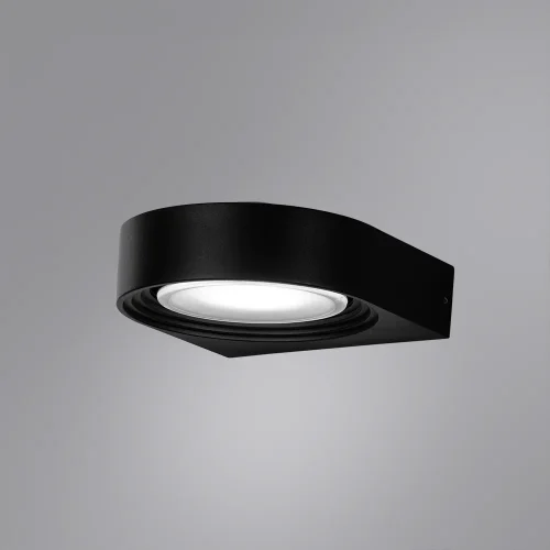 Настенный светильник LED San Francisco A1831AL-1BK Arte Lamp уличный IP44 чёрный 1 лампа, плафон чёрный в стиле современный LED фото 5