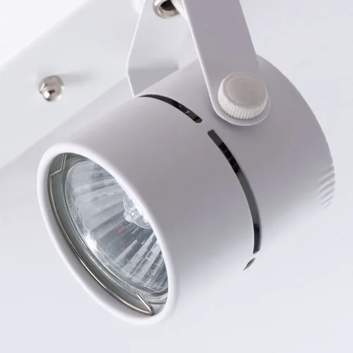 Спот с 2 лампами Mizar A1311PL-2WH Arte Lamp белый GU10 в стиле современный  фото 2
