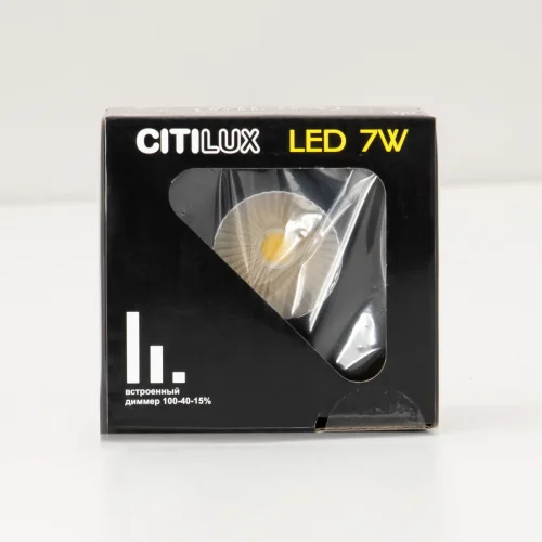 Светильник точечный LED Гамма CLD004NW4 Citilux чёрный 1 лампа, основание чёрное в стиле современный  фото 10