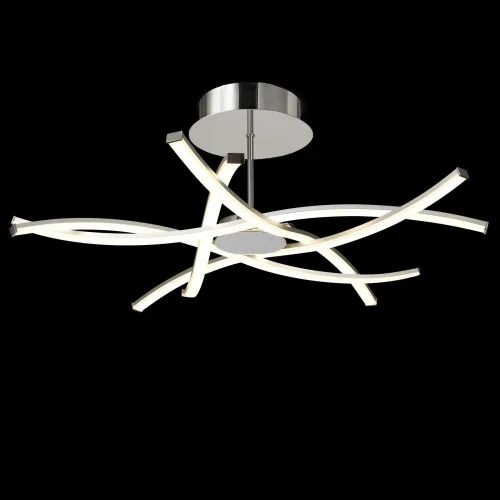 Люстра потолочная STAR LED 6031 Mantra хром серебряная на 1 лампа, основание хром в стиле современный  фото 2