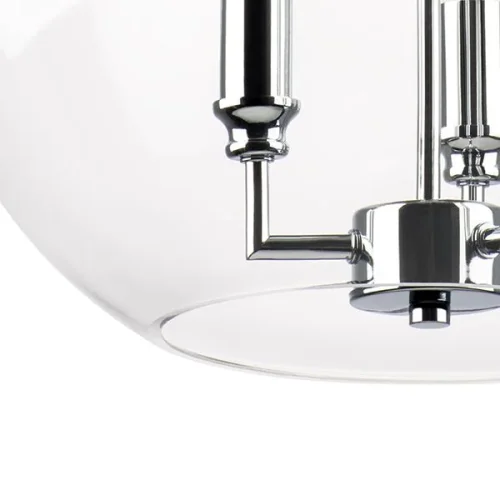 Светильник подвесной Sferico 729134 Lightstar прозрачный 3 лампы, основание хром в стиле арт-деко  фото 4