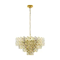 Люстра подвесная Calmeilles 39614 Eglo латунь прозрачная на 10 ламп, основание латунь в стиле современный Люстра подвесная Calmeilles 39614 Eglo латунь прозрачная на 10 ламп, основание латунь в стиле современный