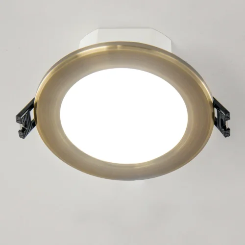 Светильник точечный LED Акви CLD008113V Citilux бронзовый 1 лампа, основание бронзовое в стиле современный круглый фото 2