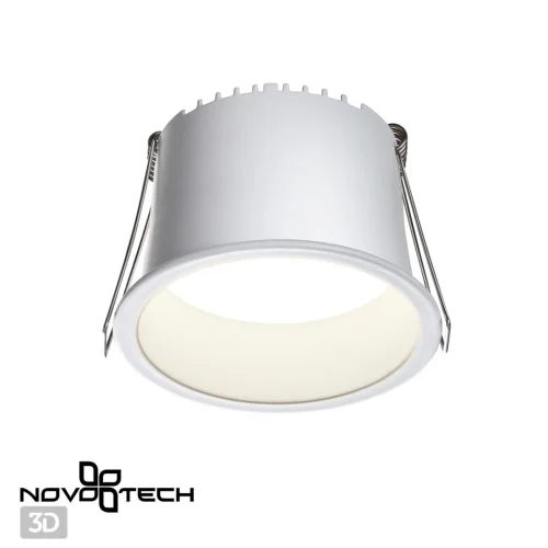 Светильник точечный LED Tran 359234 Novotech белый 1 лампа, основание белое в стиле современный хай-тек  фото 5