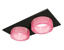 Светильник точечный Techno spot XC6526042 Ambrella light розовый 1 лампа, основание чёрное в стиле модерн хай-тек 