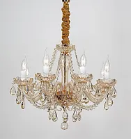 Люстра подвесная Brendy 1738-8P Favourite без плафона на 8 ламп, основание жёлтое золотое в стиле современный Люстра подвесная Brendy 1738-8P Favourite без плафона на 8 ламп, основание жёлтое золотое в стиле современный