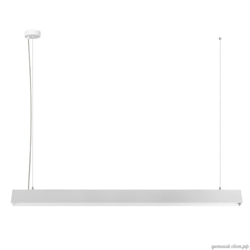 Светильник подвесной LED Vim 10318/A White LOFT IT белый 1 лампа, основание белое в стиле современный хай-тек линейный