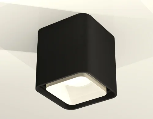 Светильник накладной Techno spot XS7841021 Ambrella light чёрный 1 лампа, основание чёрное в стиле хай-тек современный квадратный фото 2