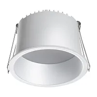 Светильник точечный LED Tran 358901 Novotech белый 1 лампа, основание белое в стиле современный хай-тек 