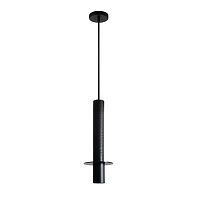 Светильник подвесной Rocky 2832-1P Favourite чёрный 1 лампа, основание чёрное в стиле хай-тек трубочки