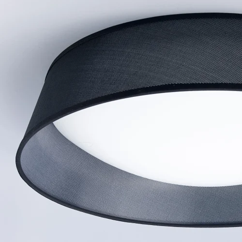 Люстра потолочная NORDICA 4966E Mantra чёрная белая на 5 ламп, основание чёрное в стиле современный  фото 4