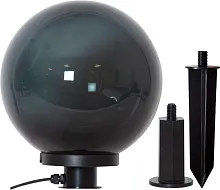 Ландшафтный светильник Monterollo Smoke 900202 Eglo уличный IP44 чёрный 1 лампа, плафон чёрный в стиле современный E27
