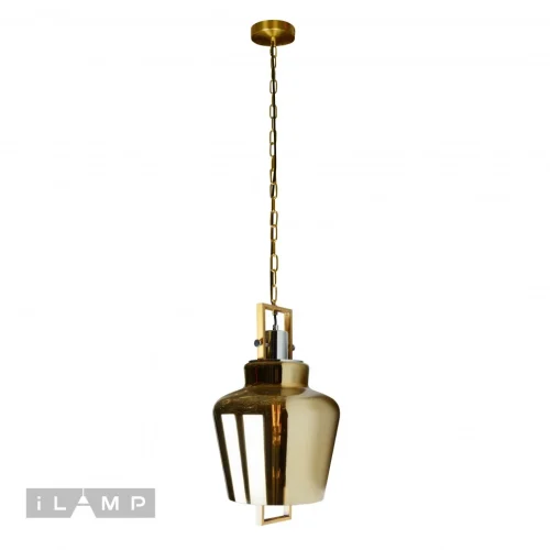 Светильник подвесной Dama A1500/C3 GD iLamp золотой 1 лампа, основание золотое в стиле современный лофт 
