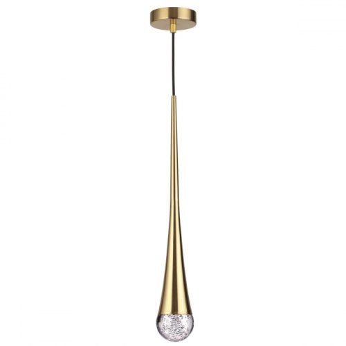 Светильник подвесной Gota 4285/1 Odeon Light античный бронза прозрачный 1 лампа, основание античное бронза в стиле современный 