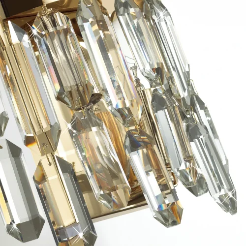 Люстра подвесная Dakisa 4986/12 Odeon Light прозрачная на 12 ламп, основание золотое в стиле современный  фото 4
