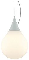 Светильник подвесной DROPI WE217.01.123 WERTMARK белый 1 лампа, основание хром в стиле современный 