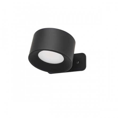 Бра LED Yuma 6540/3WL Lumion чёрный на 1 лампа, основание чёрное в стиле минимализм беспроводной