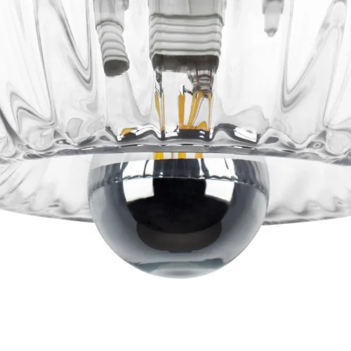 Светильник потолочный Celesta 809000 Lightstar прозрачный 1 лампа, основание хром в стиле арт-деко  фото 5