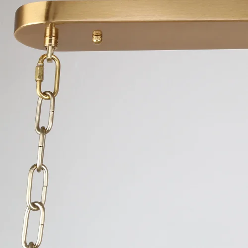 Люстра подвесная Rubum 4203-12P Favourite прозрачная на 12 ламп, основание латунь в стиле классический  фото 4