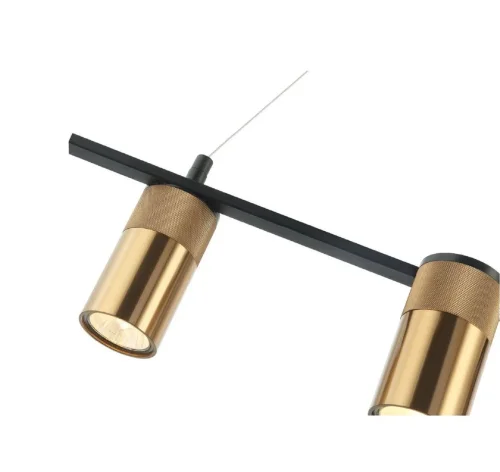 Светильник подвесной Topper 2827-4P Favourite золотой 4 лампы, основание чёрное в стиле современный  фото 3