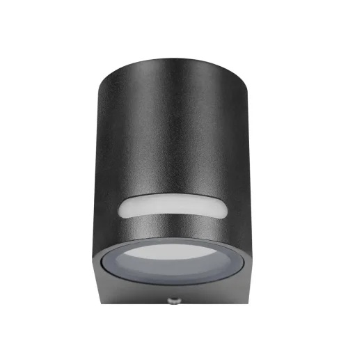 Настенный светильник Stema 100012/A LOFT IT уличный IP54 чёрный 1 лампа, плафон чёрный в стиле современный хай-тек GU10 фото 3