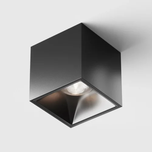 Светильник накладной Cover C065CL-L12B4K Maytoni чёрный 1 лампа, основание чёрное в стиле современный квадратный фото 6