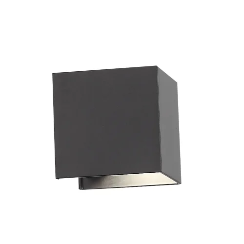 Настенный светильник LED Staffa SL560.401.02 ST-Luce уличный IP54 чёрный 2 лампы, плафон чёрный в стиле хай-тек LED фото 3