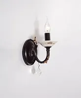 Бра MESSINA W143.1 brown Lucia Tucci без плафона 1 лампа, основание коричневое в стиле классический арт-деко 