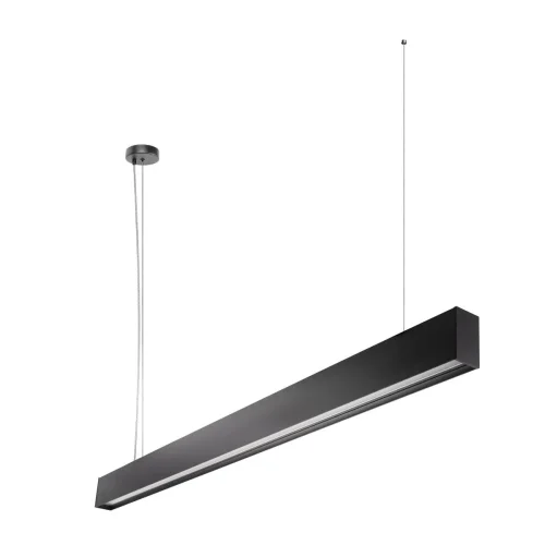 Светильник подвесной LED Vim 10318/A Black LOFT IT чёрный 1 лампа, основание чёрное в стиле современный хай-тек линейный фото 3