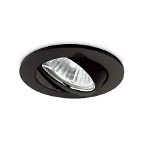 Светильник точечный SWING FI NERO Ideal Lux чёрный 1 лампа, основание чёрное в стиле современный 