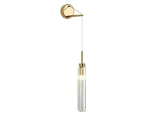Бра 4521 L/A gold Newport прозрачный 1 лампа, основание золотое в стиле американский современный классический 