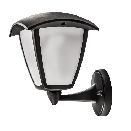 Настенный светильник LED Lampione 375670 Lightstar уличный IP54 чёрный 1 лампа, плафон белый в стиле классика LED