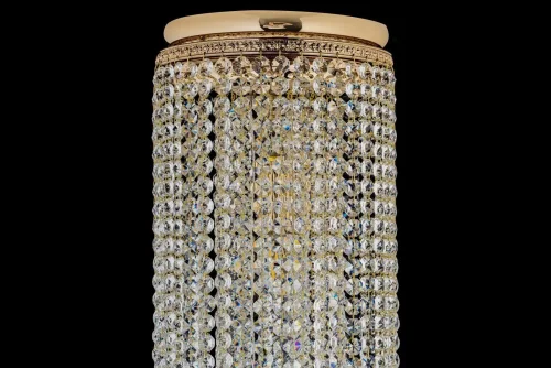 Люстра каскадная Stella E 1.3.20.505 G  Arti Lampadari прозрачная на 3 лампы, основание золотое в стиле классический  фото 2