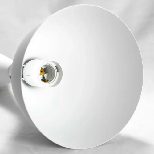 Светильник подвесной Marion GRLSP-8151 Lussole белый 1 лампа, основание белое в стиле современный  фото 2