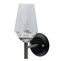 Бра Альгеро 285021201 MW-Light прозрачный 1 лампа, основание серебряное в стиле классический 