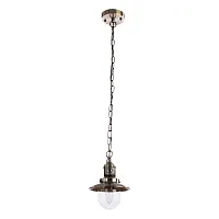 Светильник подвесной Sailor A4524SP-1AB Arte Lamp прозрачный 1 лампа, основание античное бронза в стиле кантри 
