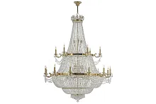 Люстра хрустальная подвесная 2ух ярусная Lodi E 1.7.18.100 G Dio D'Arte Люстра хрустальная подвесная 2ух ярусная Lodi E 1.7.18.100 G Dio D'Arte