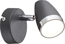 Спот С 1 лампой LED NERO 56110-1 Globo чёрный LED в стиле современный 