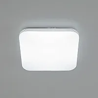 Светильник потолочный LED с пультом Симпла CL714K330G Citilux белый 1 лампа, основание белое в стиле современный квадраты