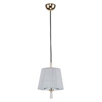 Светильник подвесной Sade 2690-1P Favourite серый 1 лампа, основание золотое в стиле арт-деко 