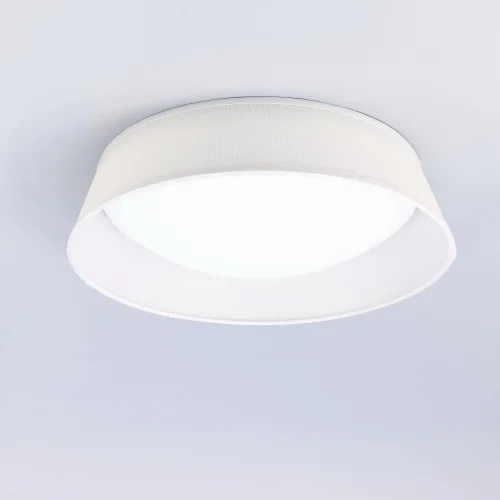 Люстра потолочная NORDICA 4961E Mantra белая на 3 лампы, основание белое в стиле современный  фото 2