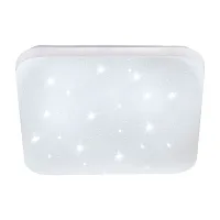 Светильник потолочный LED Frania-S 97882 Eglo белый 1 лампа, основание белое в стиле современный квадраты
