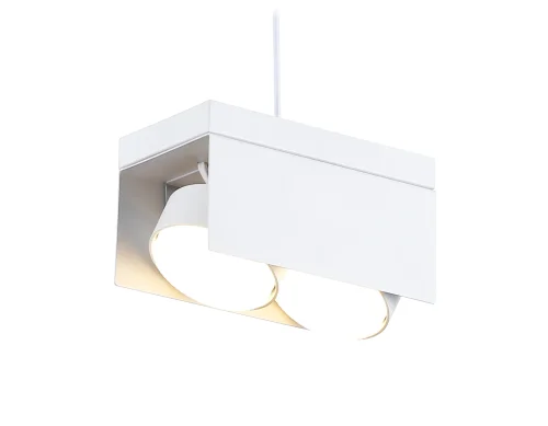 Светильник подвесной TN70857 Ambrella light белый 1 лампа, основание белое в стиле хай-тек современный  фото 4